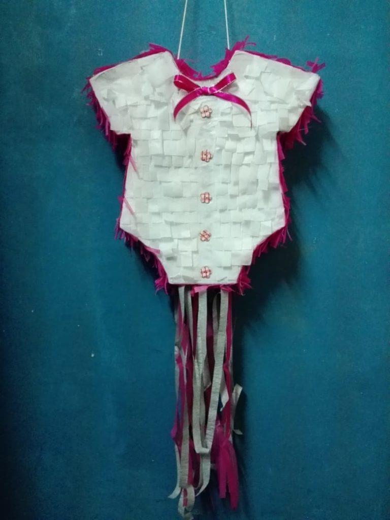 pink baby vest pinata