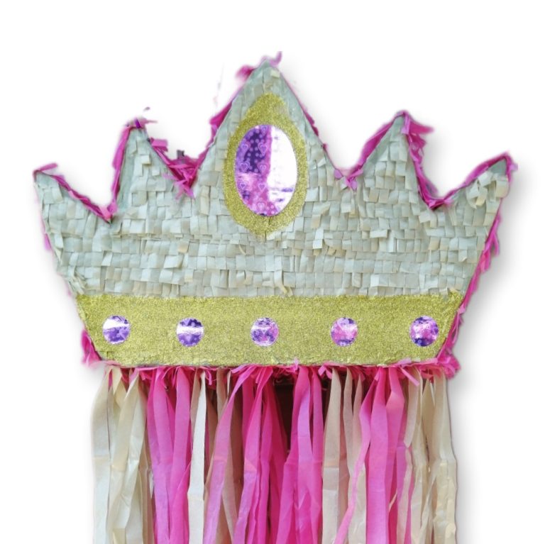 Pink-gold-crown-pinata-propnpinata