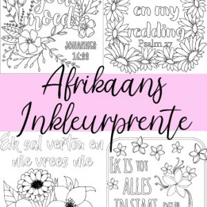 Afrikaans Inkleurprente