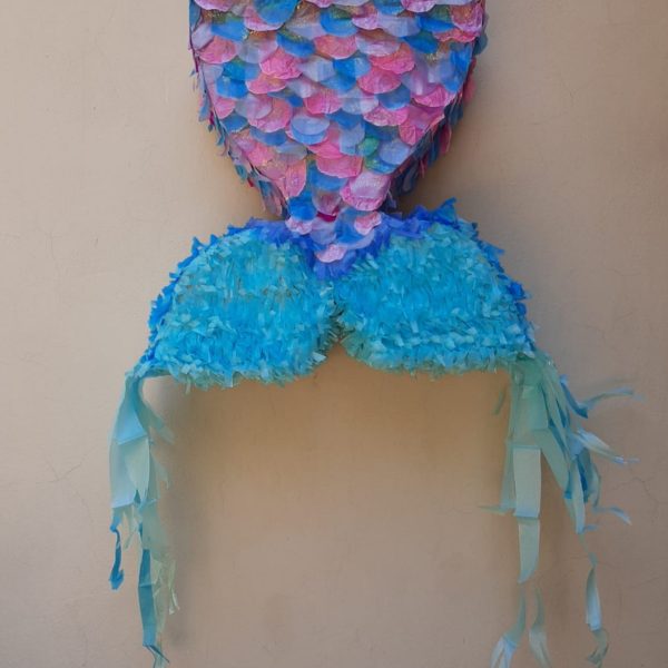 Mermaid Tail Piñata & Stick