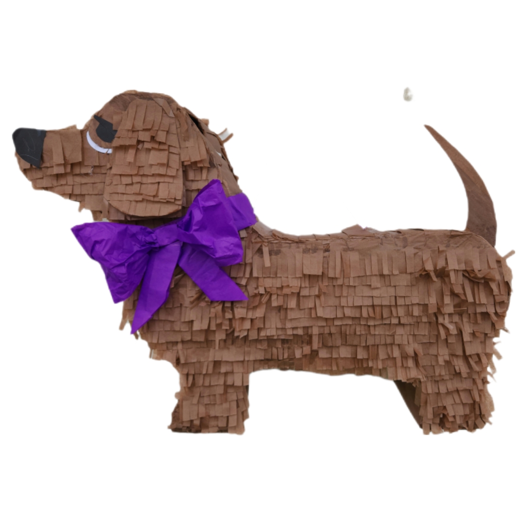 Dachshund Sausage Dog Pinata with stick - Image 2