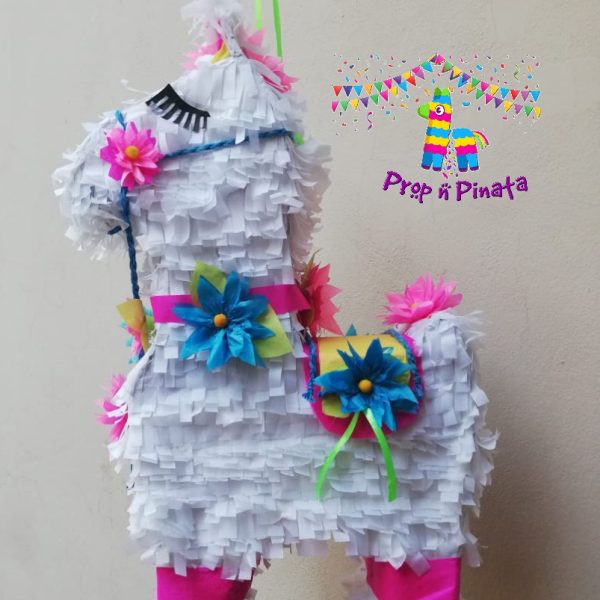 Llama Piñata with stick