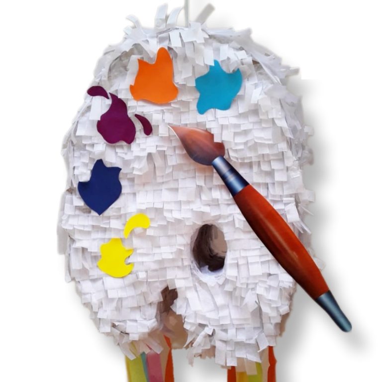 paint palette pinata