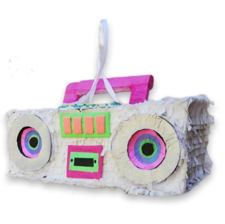 retro radio pinata