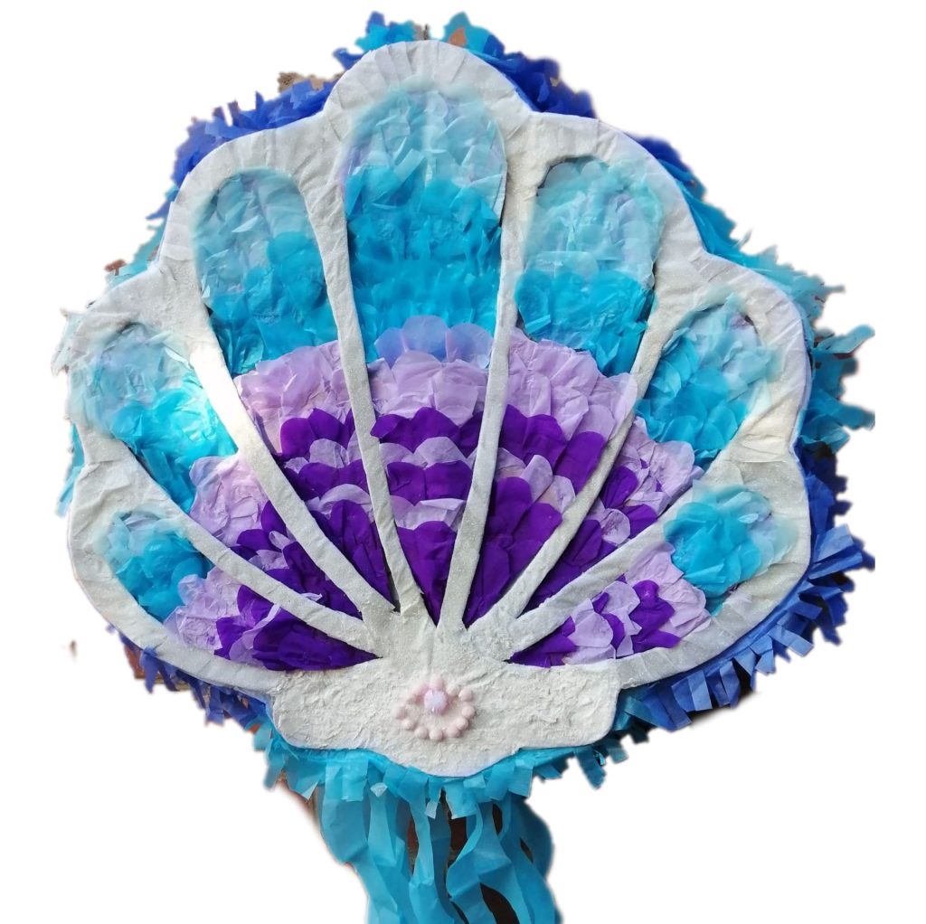 Mermaid Sea Shell Piñata & Stick