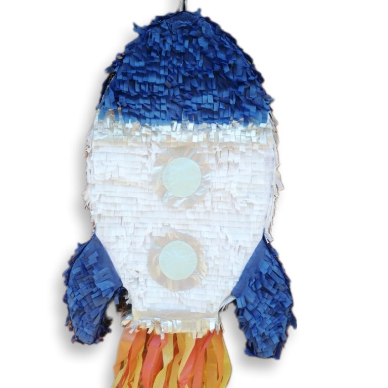 Blue-rocket-ship-pinata-propnpinata