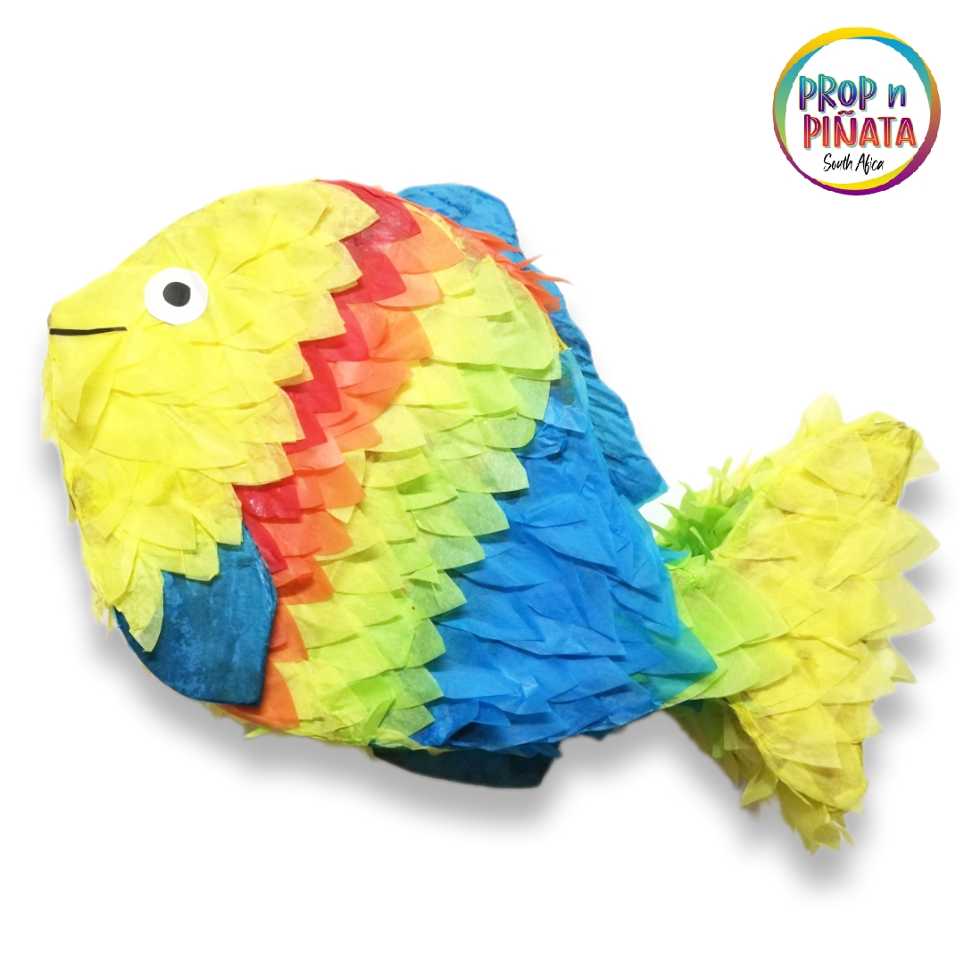 Colourful Fish Birthday Party Pinata & Stick - South Africa