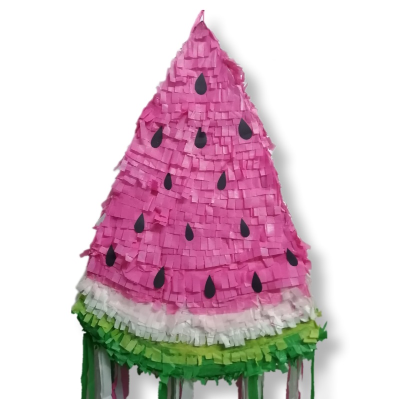 Pink Watermelon Pinata with stick - propnpinata.co.za - Custom-made ...