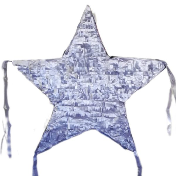 silver star pinata