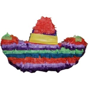 Colourful-sombrero-mexican-hat-pinata