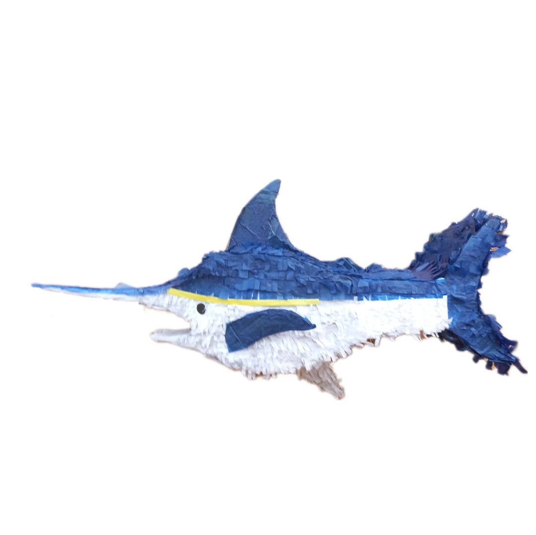Blue Marlin Fish Pinata & Stick
