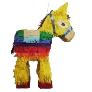 Rainbow Donkey Mexican Party Pinata
