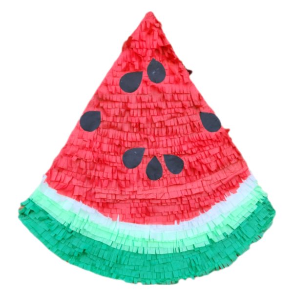 Red Watermelon Pinata & Stick