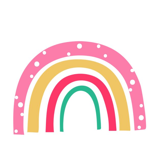 NEW Pink Rainbow Pinata