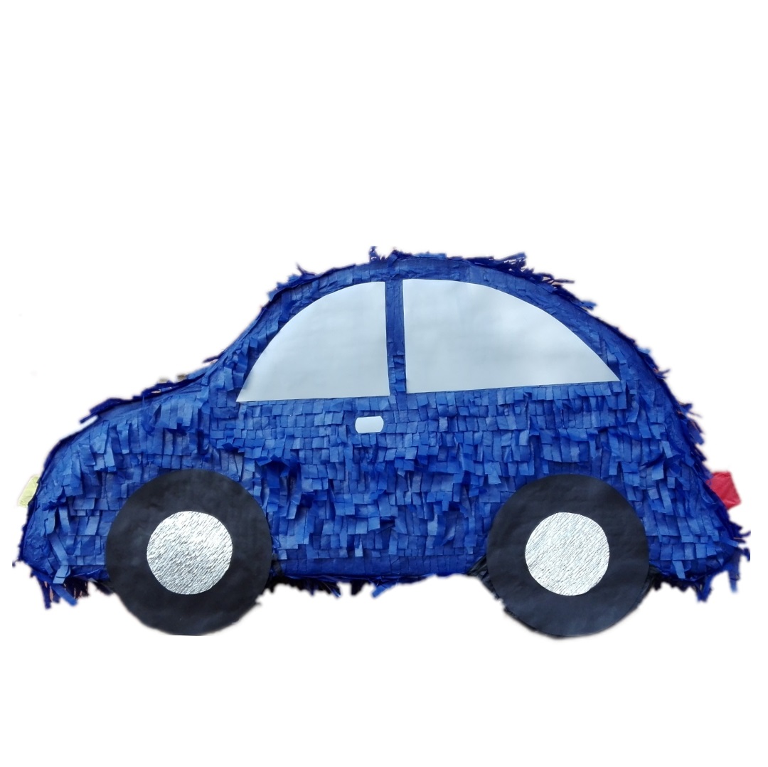 blue car pinata