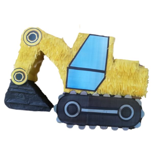 a pinata of an excavator construction vehicle