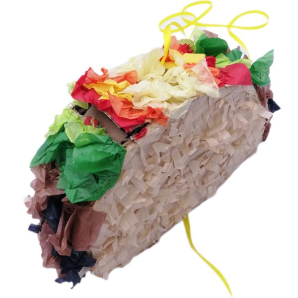 Mexican Taco Mini Pull String Pinata 20cm