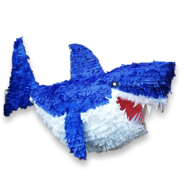 3D Shark Piñata with stick