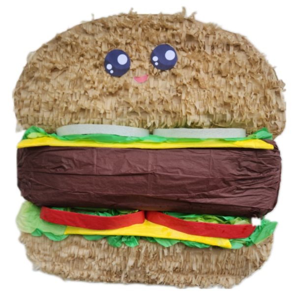 Burger Pinata with Stick