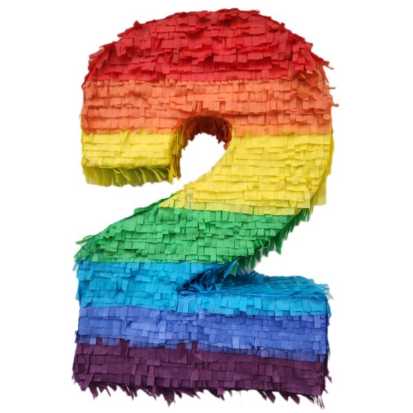 Rainbow Number Pinata - Choose Number